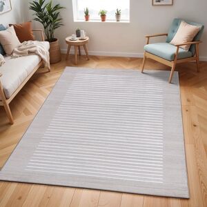 SURYA Kaysa Geometric Scandinavian Rug - 120x170cm - Beige & White SURYA Kaysa Geometric Scandinavian Rug - 120x170cm - Beige & White