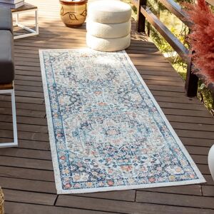 Surya Dahlia Blue and Beige Outdoor Rug - Oriental Surya Dahlia Blue and Beige Outdoor Rug - Oriental