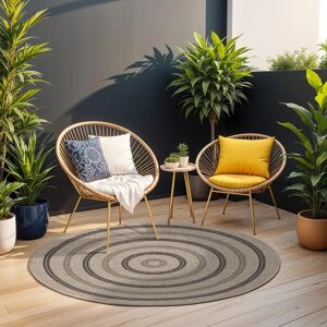 Surya Rug - Round 160cm Beige Outdoor Surya Rug - Round 160cm Beige Outdoor