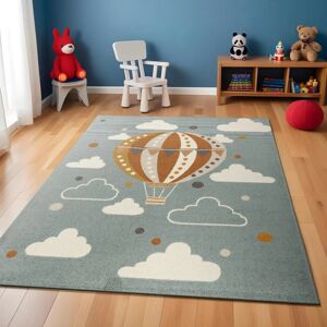 Surya Model MONTY Multi-Color and Blue Kids Rug - Carpet Surya Model MONTY Multi-Color and Blue Kids Rug - Carpet