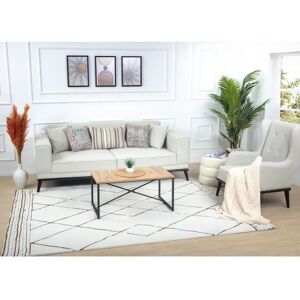 SURYA Hannah Berber Rug - 160x213cm, Brown/White - Indoor Decor SURYA Hannah Berber Rug - 160x213cm, Brown/White - Indoor Decor