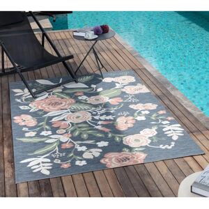 Surya Outdoor Rug - Blue & Multicolor Bohemian 160x213cm Surya Outdoor Rug - Blue & Multicolor Bohemian 160x213cm