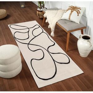 LIVABLISS Scandinavian White/Black Rug - Interior LIVABLISS Scandinavian White/Black Rug - Interior