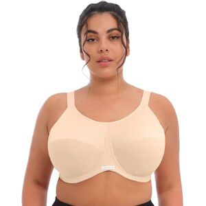 Elomi Womens Energise Full Cup Side Support Sports Bra - Beige - 32GG Elomi Womens Energise Full Cup Side Support Sports Bra - Beige - 32GG