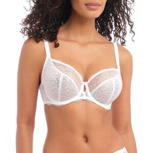 Freya Womens Fancies Underwired Plunge Bra - White - 28G Freya Womens Fancies Underwired Plunge Bra - White - 28G