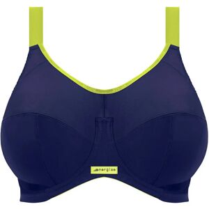 Elomi Energise Navy Sport Bra - Supportive, Moisture-Wicking Elomi Energise Navy Sport Bra - Supportive, Moisture-Wicking