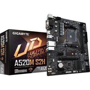 Placa mãe Gigabyte A520M S2H - Socket AMD AM4, micro ATX, DDR4, M.2, HDMI/DVI Placa mãe Gigabyte A520M S2H - Socket AMD AM4, micro ATX, DDR4, M.2, HDMI/DVI