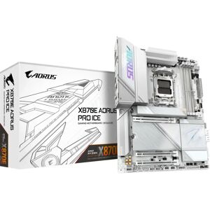 GIGABYTE X870E AORUS PRO ICE Motherboard - AMD X870E - Socket AM5 GIGABYTE X870E AORUS PRO ICE Motherboard - AMD X870E - Socket AM5