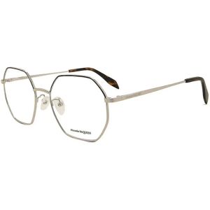 Alexander McQueen AM0338O Silber Metall Brille - Briller Alexander McQueen AM0338O Silber Metall Brille - Briller