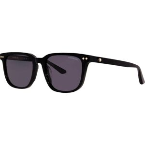 Montblanc MB0258SA-001 Schwarze Rechteckige Sonnenbrille Montblanc MB0258SA-001 Schwarze Rechteckige Sonnenbrille