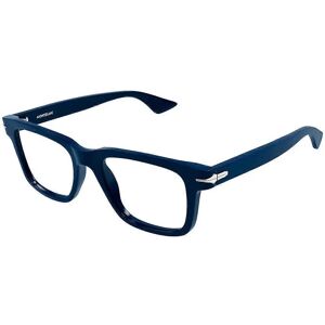 Montblanc MB0266O-007 Blaue Brille - Eyewear Montblanc MB0266O-007 Blaue Brille - Eyewear
