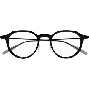 Montblanc MB0355O 001 Round Black Eyeglasses - Eyeglasses Montblanc MB0355O 001 Round Black Eyeglasses - Eyeglasses