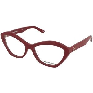 Balenciaga BB0341O Ochelari de Pisică Roșii Transparenți - Ochelari Balenciaga BB0341O Ochelari de Pisică Roșii Transparenți - Ochelari