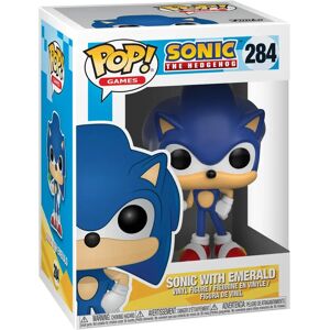 Funko Pop! Games: Sonic The Hedgehog - Sonic with Emerald Funko Pop! Games: Sonic The Hedgehog - Sonic with Emerald