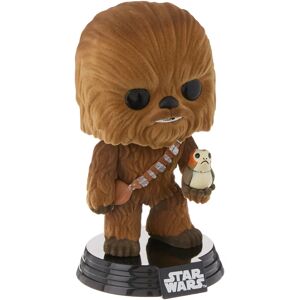Funko Pop Vinyl 195 Chewbacca With Porg Flocked - Star Wars Last Jedi Funko Pop Vinyl 195 Chewbacca With Porg Flocked - Star Wars Last Jedi