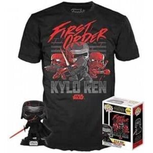 Funko Pop! & Tee: Star Wars Kylo Ren Supreme Leader - T-Shirt & Vinyl Figure Set Funko Pop! & Tee: Star Wars Kylo Ren Supreme Leader - T-Shirt & Vinyl Figure Set
