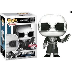 Funko Pop! Film: Mostri Universali - L'Uomo Invisibile in Bianco e Nero con Libro Funko Pop! Film: Mostri Universali - L'Uomo Invisibile in Bianco e Nero con Libro