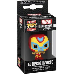 Funko Pop! Porte-clés Iron Man - Marvel Lucha Libre - Publicité Funko Pop! Porte-clés Iron Man - Marvel Lucha Libre - Publicité