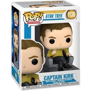Funko Star Trek Captain Kirk in Chair Pop! Vinyl - Original Series Funko Star Trek Captain Kirk in Chair Pop! Vinyl - Original Series
