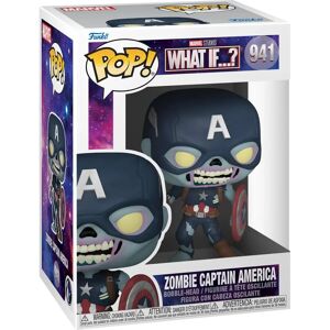 Funko Pop! Marvel: What If – Gamora - Studios What if...? - Zombie Captain America n° 941 Funko Pop! Marvel: What If – Gamora - Studios What if...? - Zombie Captain America n° 941