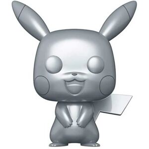 Funko Pop! Pikachu Silver Metallic - Toys & Collectibles Funko Pop! Pikachu Silver Metallic - Toys & Collectibles