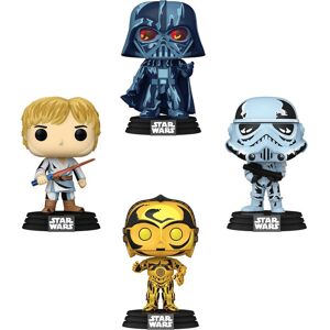 Funko Star Wars Retro Series Set de 4 Figuri în Vinil - Set de Colectie Funko Star Wars Retro Series Set de 4 Figuri în Vinil - Set de Colectie