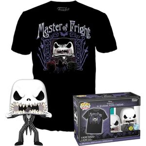 Funko Pop! Jack Skellington Glow In Dark T-Shirt Set - T-Shirt and Vinyl Figure Funko Pop! Jack Skellington Glow In Dark T-Shirt Set - T-Shirt and Vinyl Figure