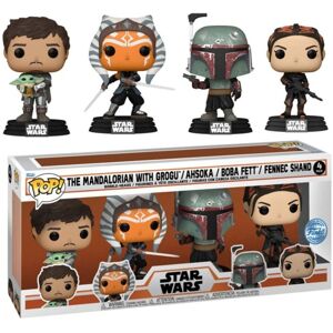 Funko Pop! The Mandalorian 4-Pack - Star Wars Collectibles Funko Pop! The Mandalorian 4-Pack - Star Wars Collectibles