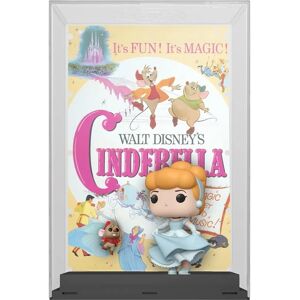 Funko Pop! Movie Posters: Disney 100 - Movies - Cinderella - Cinderella with JAQ N°12 Funko Pop! Movie Posters: Disney 100 - Movies - Cinderella - Cinderella with JAQ N°12