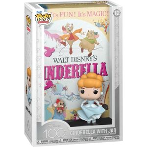 Funko Pop! Movie Posters: Disney 100 - Movies - Cinderella - Cinderella with JAQ N°12 Funko Pop! Movie Posters: Disney 100 - Movies - Cinderella - Cinderella with JAQ N°12