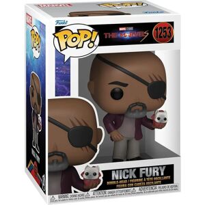 Funko Pop! Marvel The Marvels 2023 - Nick Fury With Flerkitten Funko Pop! Marvel The Marvels 2023 - Nick Fury With Flerkitten