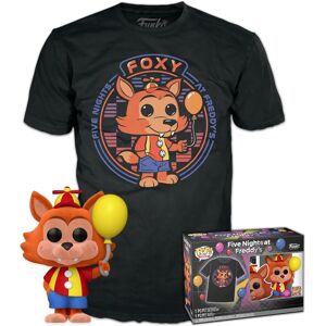 Funko Brand Model Balloon Foxy T-shirt & Vinyl Figure Set - T-shirt and Vinyl Figure Set Funko Brand Model Balloon Foxy T-shirt & Vinyl Figure Set - T-shirt and Vinyl Figure Set