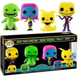 Funko Disney Nightmare Before Christmas 4-Pack - Jack Skellington, Oogie Boogie, Sally, Zero - Action Figures Funko Disney Nightmare Before Christmas 4-Pack - Jack Skellington, Oogie Boogie, Sally, Zero - Action Figures