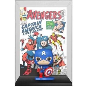 Funko Marvel Pop! Captain America Comic Cover - Avengers 1963 - Collectible Figure Funko Marvel Pop! Captain America Comic Cover - Avengers 1963 - Collectible Figure