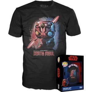 Funko Darth Maul Star Wars T-Shirt - Black - Short Sleeve Funko Darth Maul Star Wars T-Shirt - Black - Short Sleeve