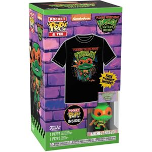 Funko Pocket Pop! Michelangelo TMNT - Action Figure & T-Shirt Funko Pocket Pop! Michelangelo TMNT - Action Figure & T-Shirt