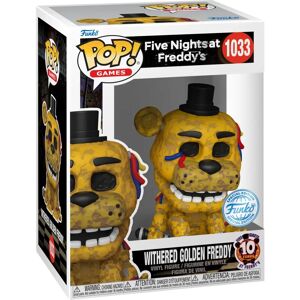 Funko Withered Golden Freddy PVC Collectible - 9cm - FNAF 10th Anniversary Funko Withered Golden Freddy PVC Collectible - 9cm - FNAF 10th Anniversary