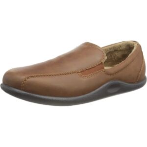 Hotter Relax Leather Slippers - Tan Leather - Size: 8 - Slippers Hotter Relax Leather Slippers - Tan Leather - Size: 8 - Slippers