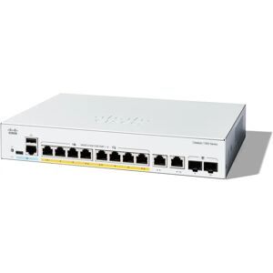 Cisco Catalyst 1300 - Commutateur 8 ports Gigabit - PoE+ - Géré L3 - Gris - Publicité Cisco Catalyst 1300 - Commutateur 8 ports Gigabit - PoE+ - Géré L3 - Gris - Publicité