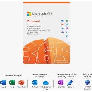 Microsoft Office 365 Personal - Office Suite - 1 Year Subscription Microsoft Office 365 Personal - Office Suite - 1 Year Subscription