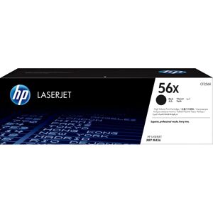 HP 56X Korkean tuottavuuden musta alkuperäinen LaserJet-tonerikasetti HP 56X Korkean tuottavuuden musta alkuperäinen LaserJet-tonerikasetti