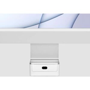 Wit aluminium monitorstand voor iMac 24 inch - Monitorstand Wit aluminium monitorstand voor iMac 24 inch - Monitorstand