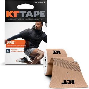 KT TAPE PRO - Pre-cut 20 Strips - Beige - Kinesiology Tape KT TAPE PRO - Pre-cut 20 Strips - Beige - Kinesiology Tape