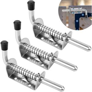 GOTRAYS 128mm Spring Barrel Bolt Stainless 304 - Lock GOTRAYS 128mm Spring Barrel Bolt Stainless 304 - Lock