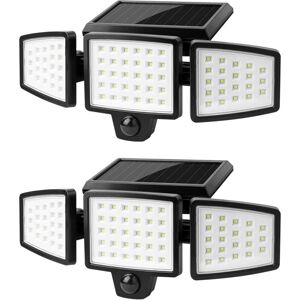 Augro LE Solar Lights - 74 LED Outdoor Motion Sensor Floodlight Augro LE Solar Lights - 74 LED Outdoor Motion Sensor Floodlight
