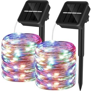 Augro Solar String Lights - 12m, 100 LEDs, Waterproof, 8 Modes Augro Solar String Lights - 12m, 100 LEDs, Waterproof, 8 Modes