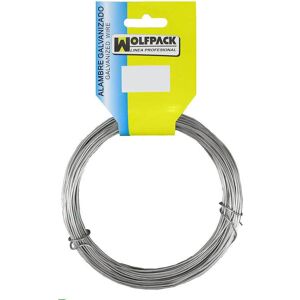 Fil de fer Galvanisé WOLFPACK - 1/0,6mm - Rollo 250g - Câble Fil de fer Galvanisé WOLFPACK - 1/0,6mm - Rollo 250g - Câble