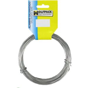 Wolfpack Modèle 01010362 Fil de Fer Galvanisé - 250g, 3/0,8mm Wolfpack Modèle 01010362 Fil de Fer Galvanisé - 250g, 3/0,8mm