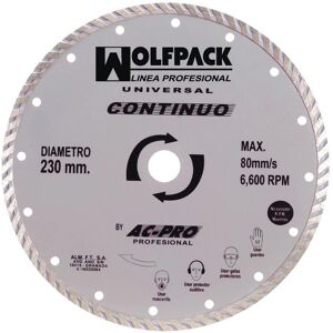 Disque Diamant Wolpack 230mm - Accessoire pour Meuleuse d'angle en Travail Continu Disque Diamant Wolpack 230mm - Accessoire pour Meuleuse d'angle en Travail Continu