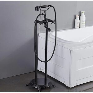 Sjqka - Grifo de bañera independiente vintage - Brass - Double Handle - Bathtub faucet Sjqka - Grifo de bañera independiente vintage - Brass - Double Handle - Bathtub faucet